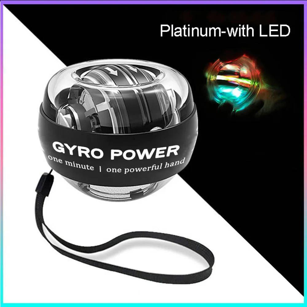 Gyroskopischer Handgelenk-Stärkerball, Power Ball mit Autostart-Bereich, Gyro Power Handgelenk Ball, Arm Handmuskelkraft Trainer Fitnessgeräte