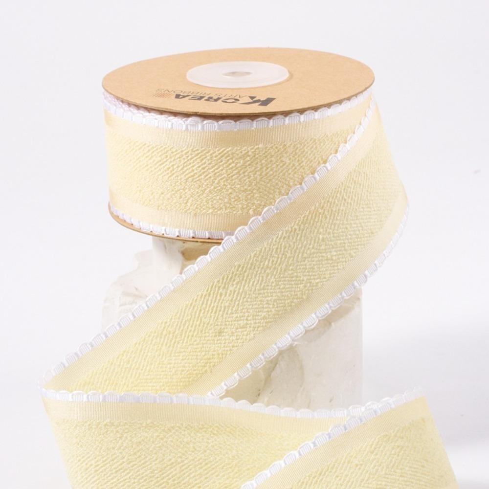 

10yards Crafts Supplies 38MM Twill Ribbon Buffing Edge Wave Lace Lace Edge Ribbon DIY Crafts Bows Ribbon Gift Wrapping L