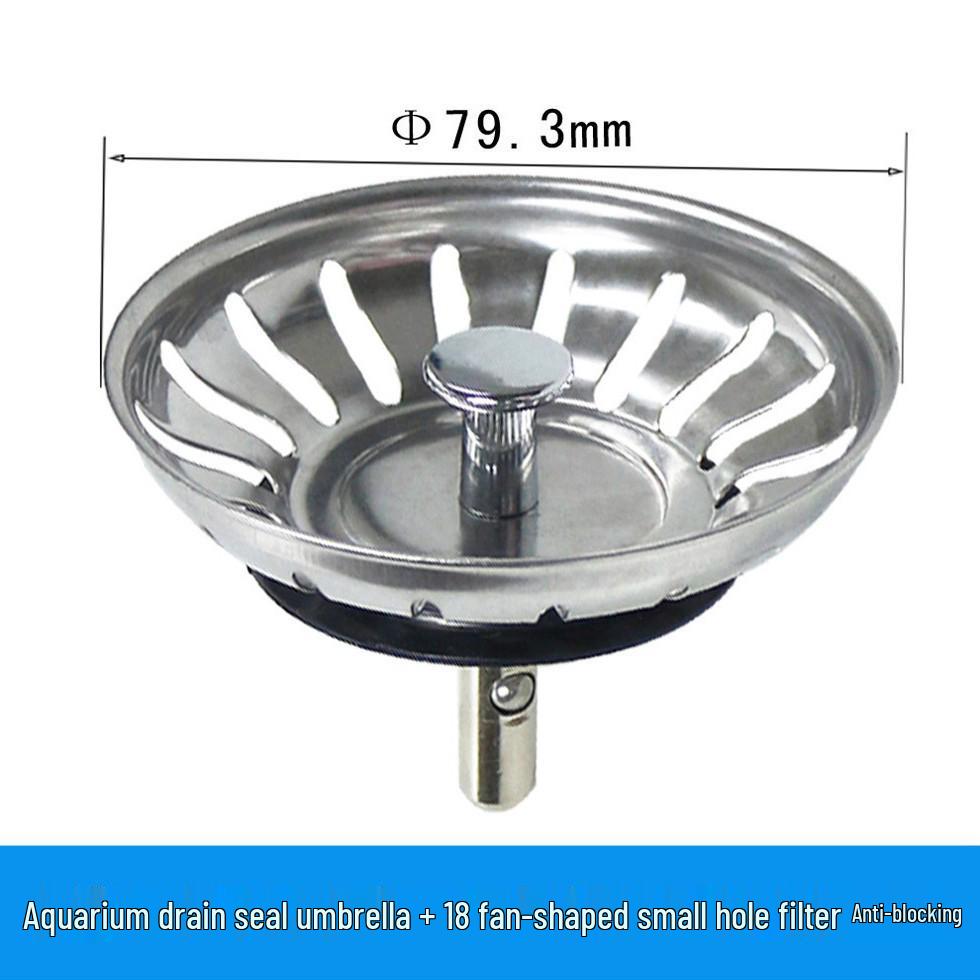 

Трансграничные аксессуары для слива раковины: Сливная головка из нержавеющей стали в британском стиле 78-80 mm