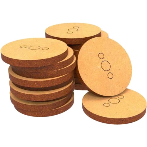 

Green Stuff World Round Base Set, 28.5mm Diameter, MDF, 20-Piece Set, GSWD-11380