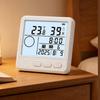 Temperature Humidity Meter Clock Temperature Format And Celsius For Home Office