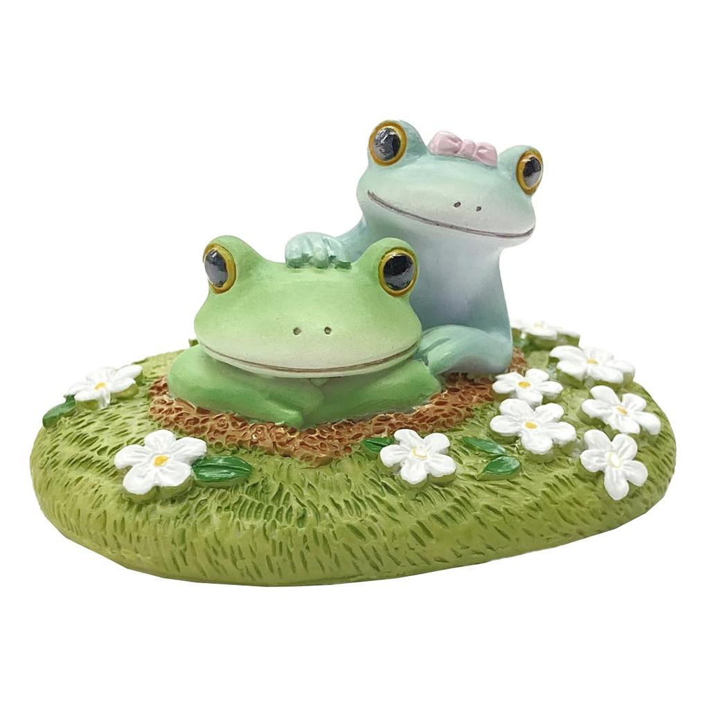 DAIKAI Copo Couple from a Hole 5 X 3.6 X 2.7cm Frog Figurine