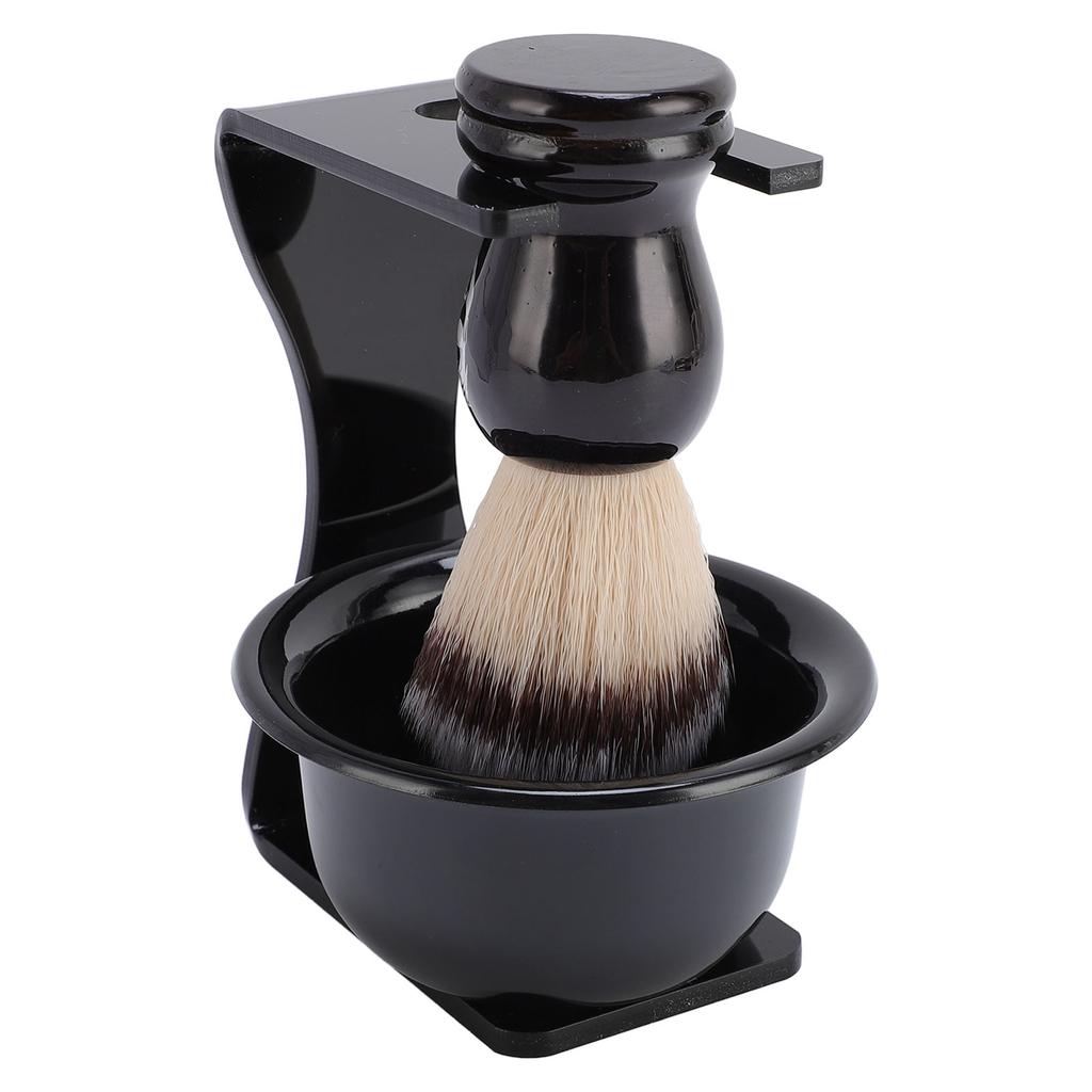 Men Shaving Brush Set Portable Shaving Brush Shaving Bowl Holder Stand Set for Travel