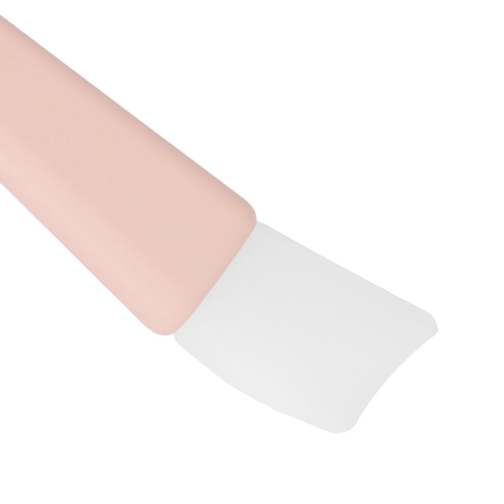 3pcs Easy To Clean Silicone Brush Applicator Kit Soft Silicone Reusable Makeup Brush Travel Use