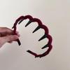 Women's Fluffy Wool Tooth Wave Headband: Autumn/Winter Non-Slip, High Skull Top, All-Match Temperament Hairpin.