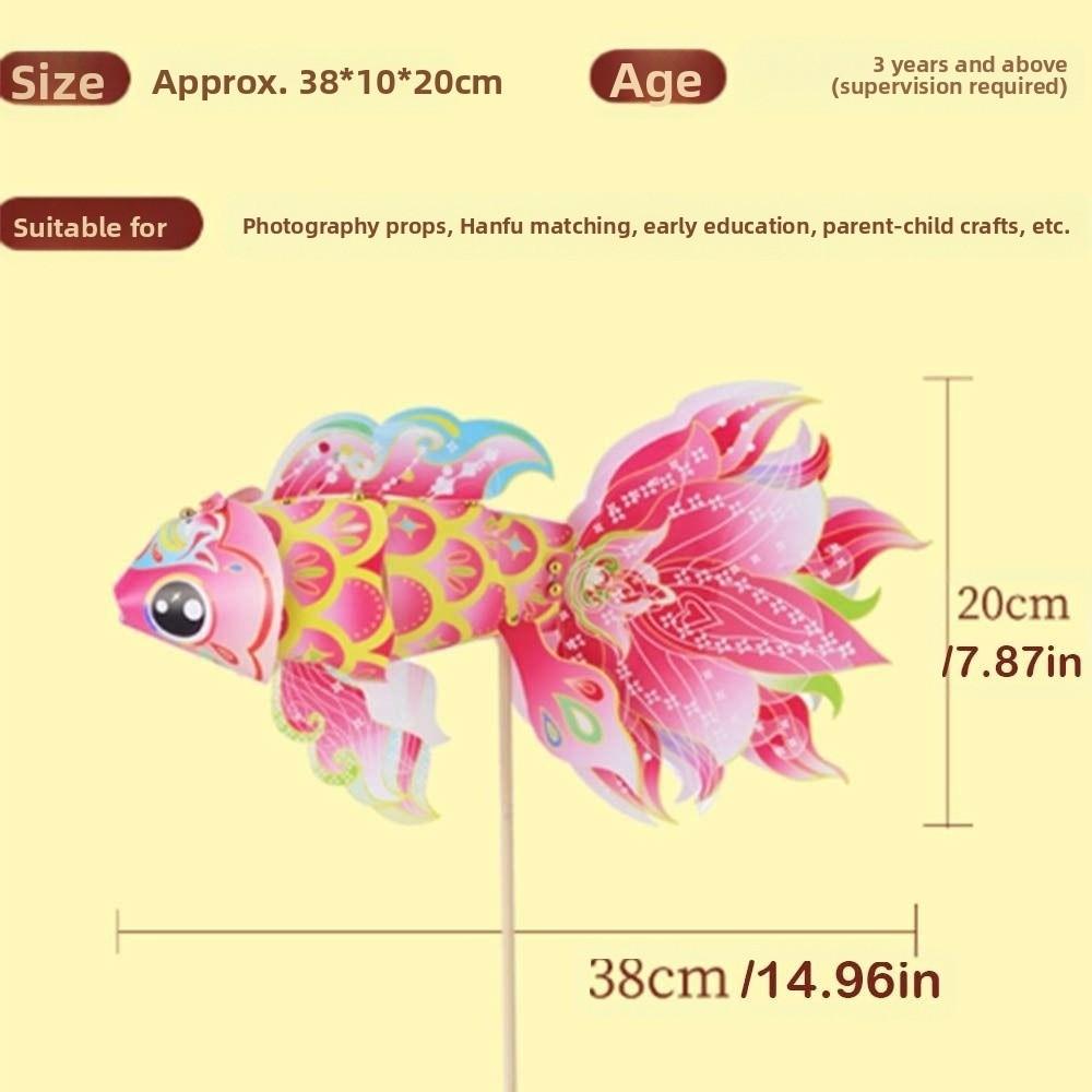 Good Luck Fish Lantern Handmade Diy Handheld Goldfish   Lantern  Cultural Heritage