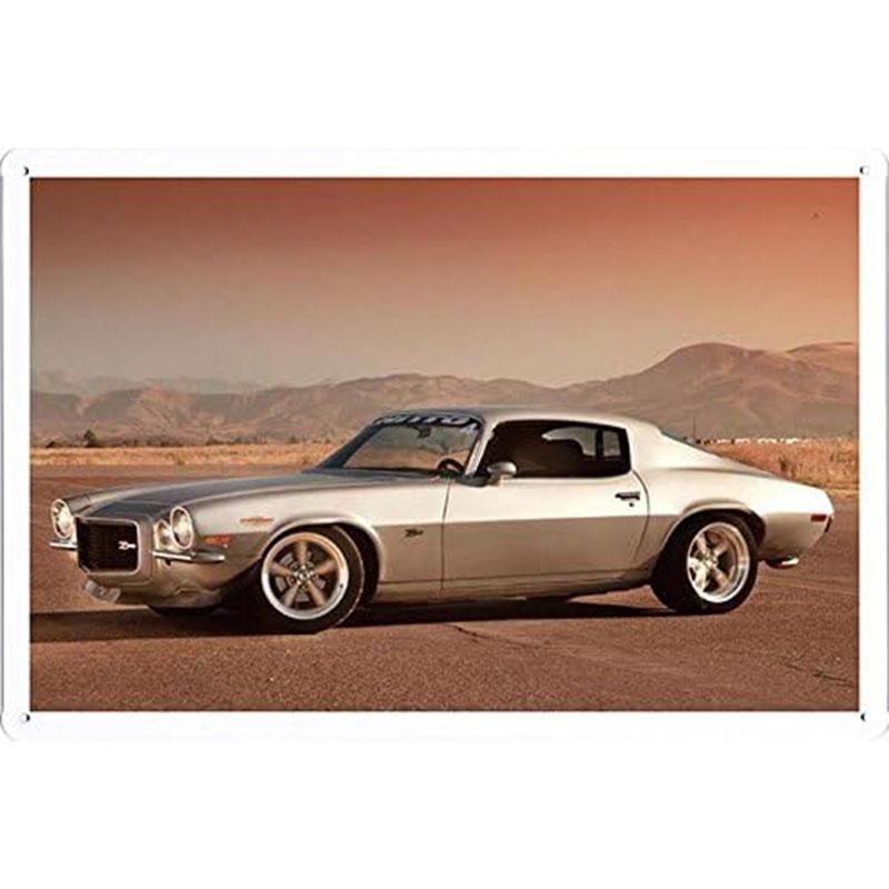 Vintage Automobile Car Vehicle Metal Tin Signs Posters Plate Wall Decor for Home Bars Garage Cafe Clubs Pub Retro Posters Plaque