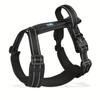 Y-Shaped Dog Harness with Adjustable Durable Nylon, Soft Padding, Metal Buckles and Leather Handle for Small, Medium, Large Dogs