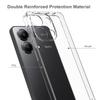 For Xiaomi Redmi Note 13 4G Case Scratch Resistant TPU+Acrylic Clear Phone Cover