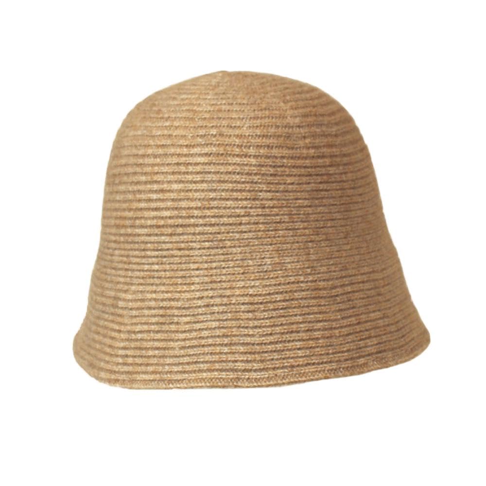 ICHIYON Knit Thermo Bucket Hat for Knit Cold Slimming Look [14+ PLUS] Women, Autumn/Winter, Fabric, Protection, Face, High-Quality /