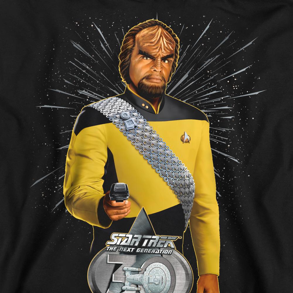 STAR TREK Unisex Adult 30 Worf Sweatshirt