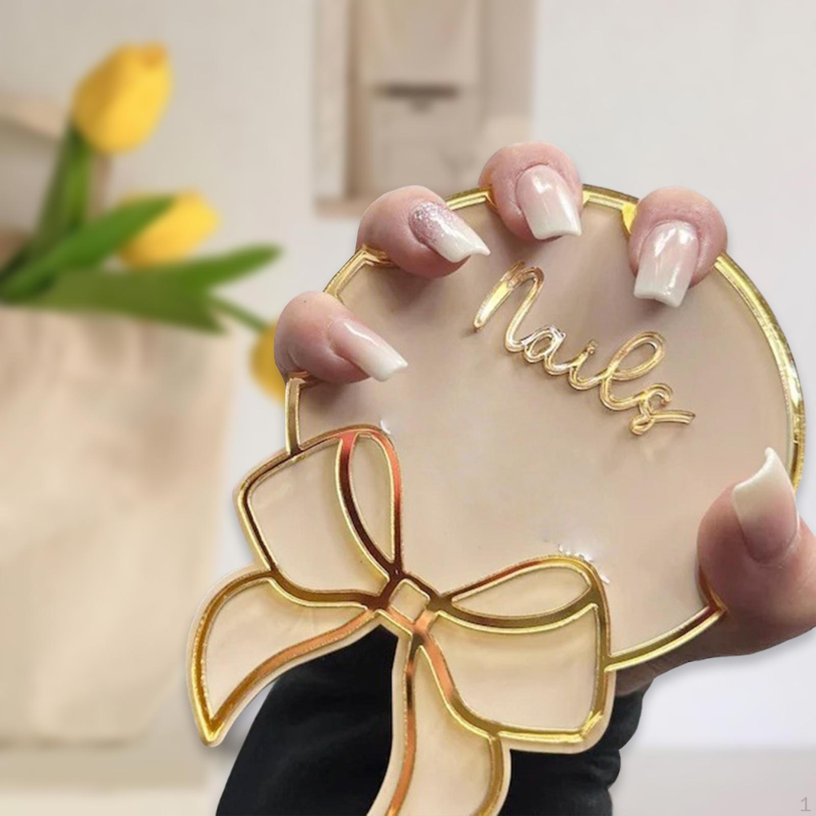 

Маникюр Реквизит Акриловый Профессиональный Многофункциональный Современный Технологичный Реквизит Карточка для Демонстрации Ногтей для золотой