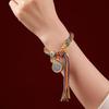 Tibetan Zodiac Guardian Bracelet: Handmade Woven Buddha Hand Rope for Women