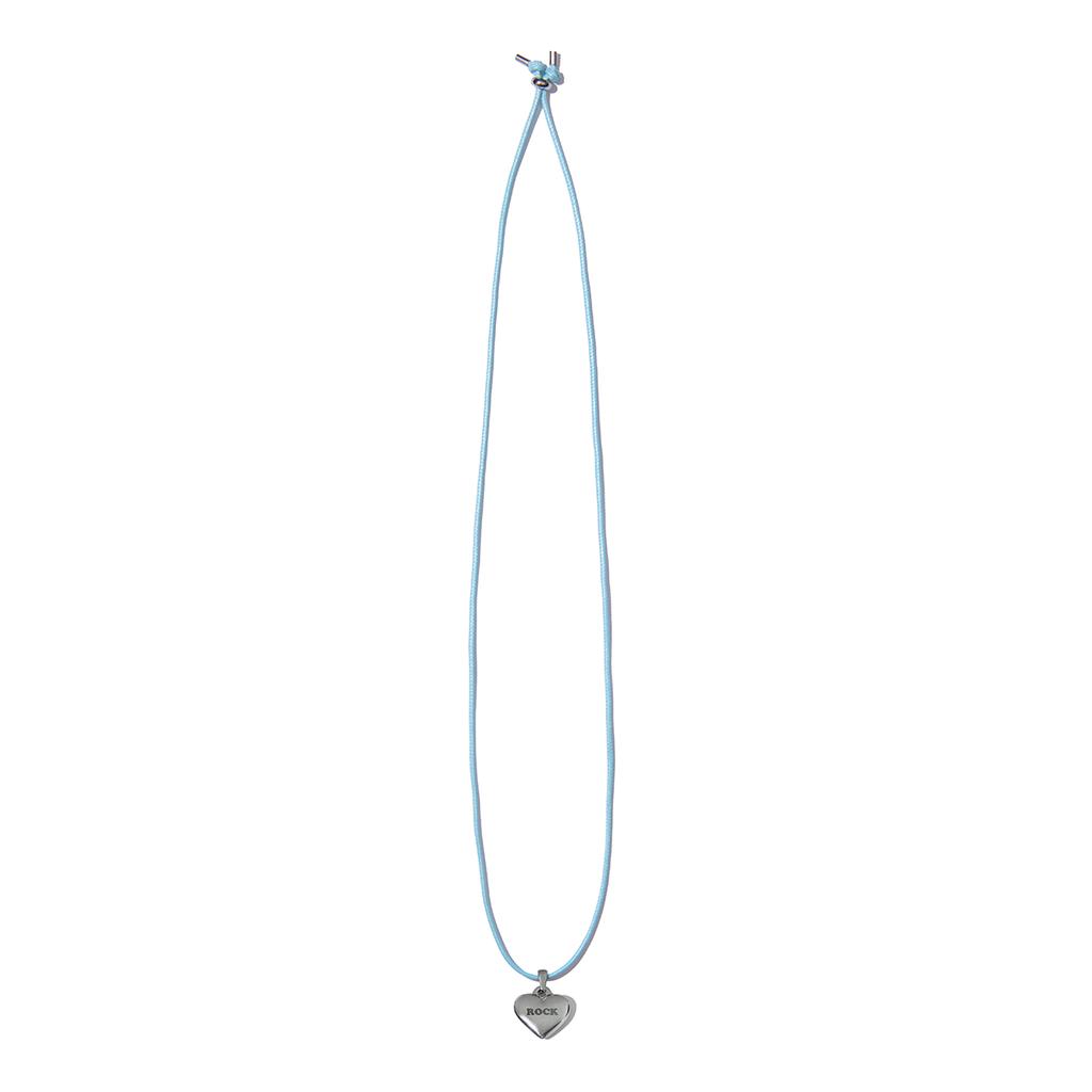 Joegush Rock Heart Necklace (Sky Blue)