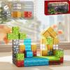 60+Pcs Magnetic Building Blocks Magnet Set For Boys & Girls Age 3+ Sensory Toys For Gifts Construction Toys