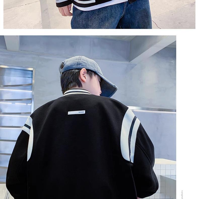 Boys' Fashionable Baseball Jacket - Spring/Autumn 2025