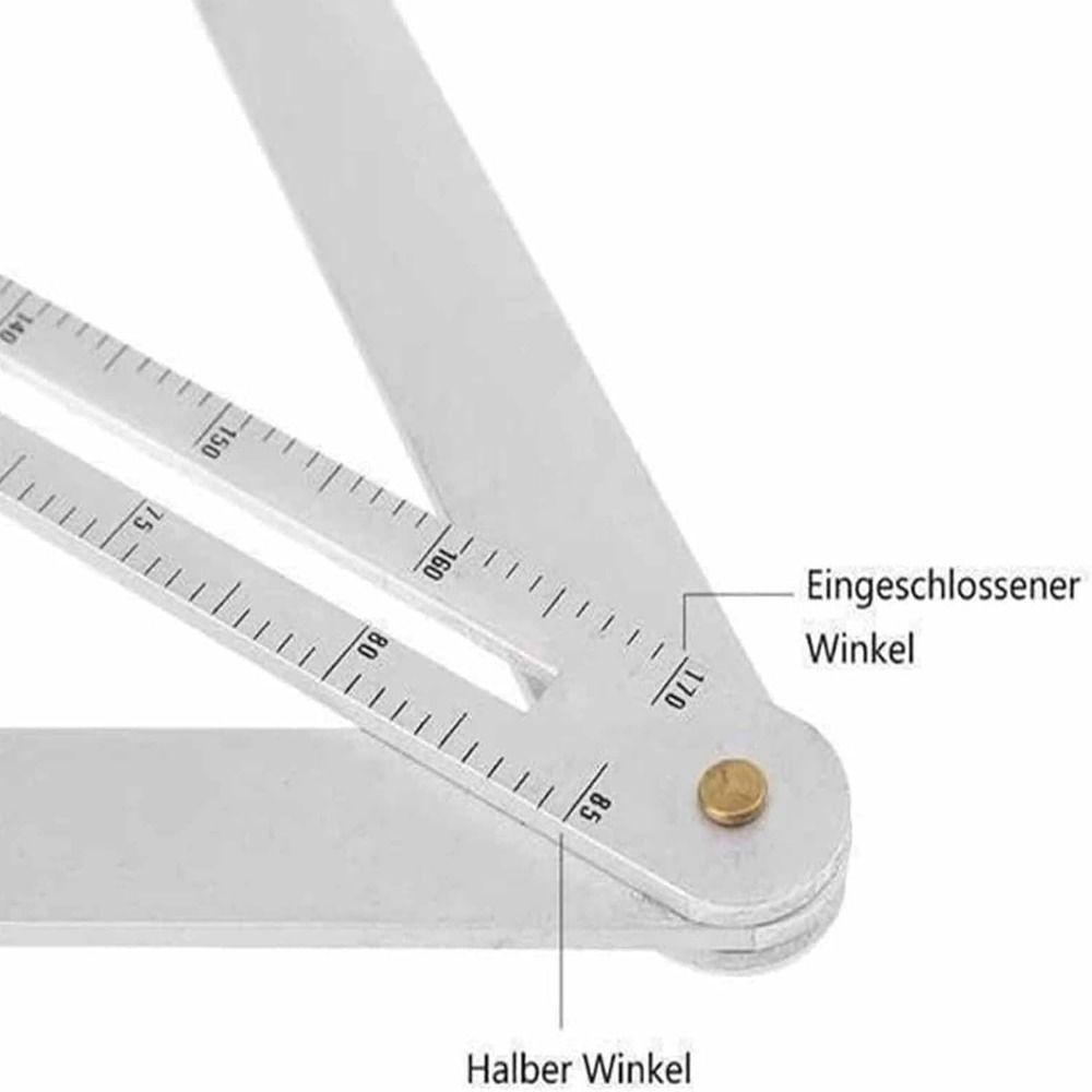 Stainless Steel Corner Angle Finder with Scales Diagonal Square Ruler Measuring Tools