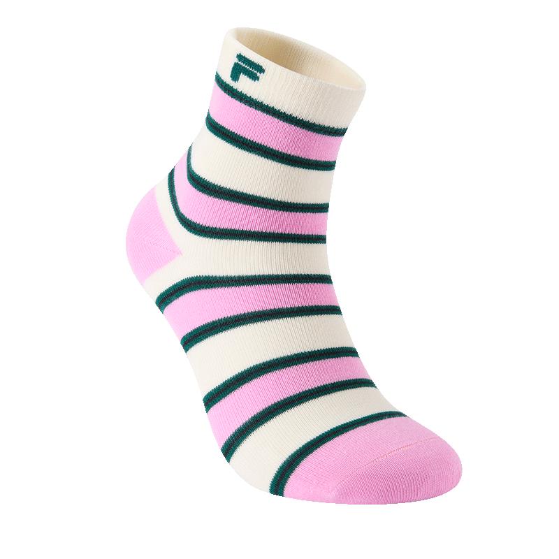 FILA FUSION Striped Mid-Calf Sports Socks S