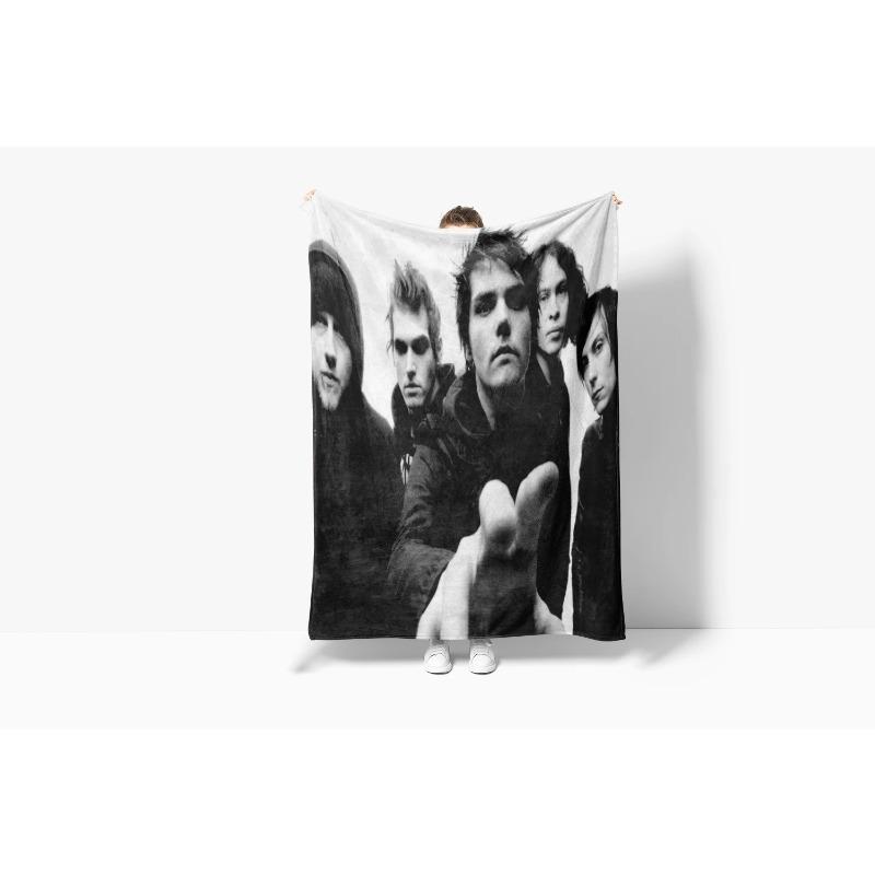 My C-Chemical R-Romance Band Blanket Flannel Soft Kid's Baby Throw Blanket,for Bedroom Living Room Sofa Bed Car, Brithday Gift