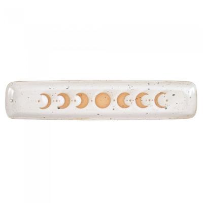 Ceramic Moon Phases Incense Ash Catcher