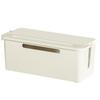 Multi-Functional Power Strip Storage Box With Lid Power Strip Organizer  Office Desk
