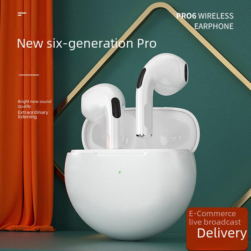Pro6 Bezprzewodowy zestaw słuchawkowy Bluetooth i12 TWS Macaron: Redukcja szumów, miniaturowa konstrukcja