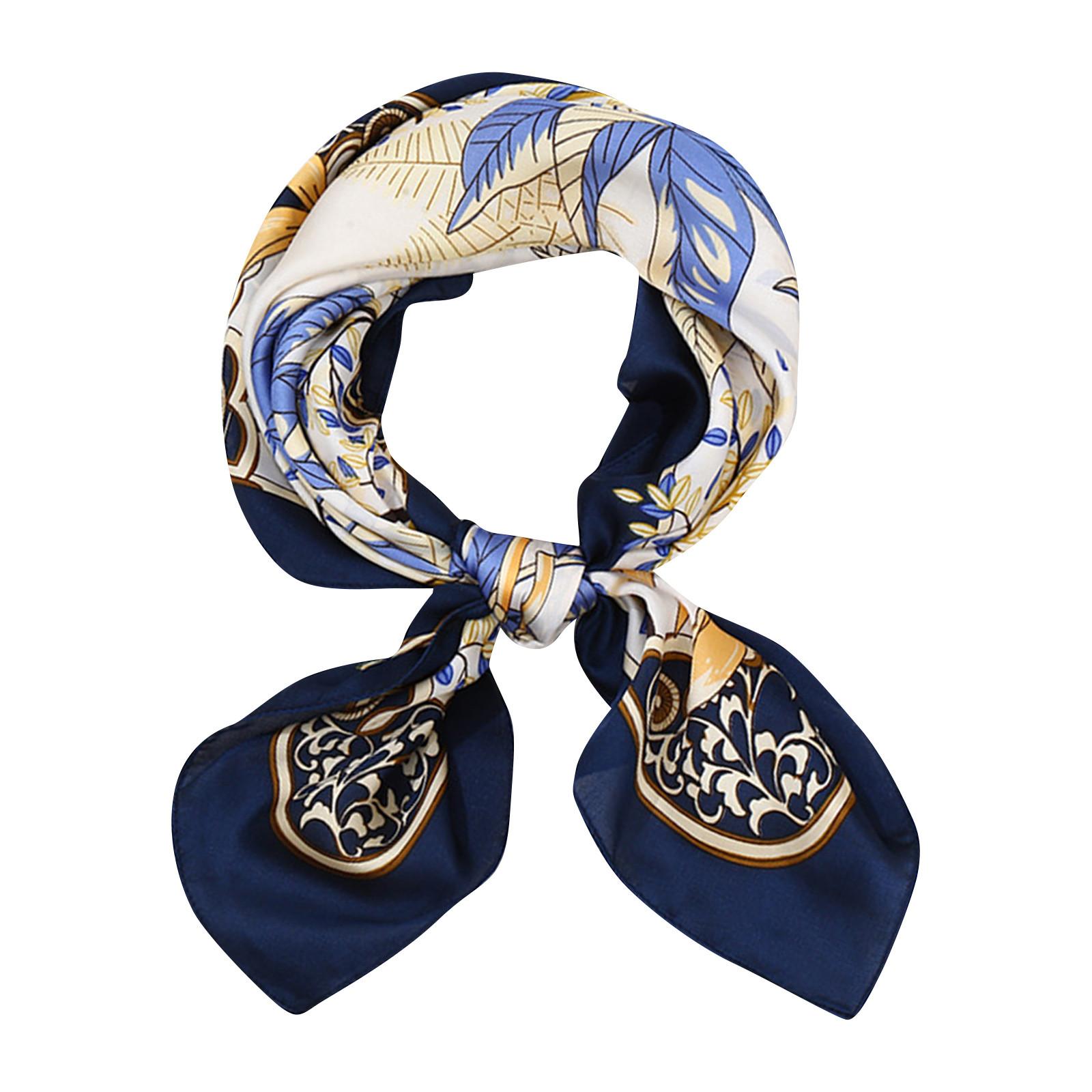 

Великолепные бусины, шарф с круглым кольцом, женские аксессуары для шарфов, ожерелье, этнический шарф One Size синий