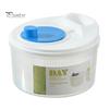 Food Grade Vegetable Strainer Salad Spinner, Manual Quick Drying Fruit Washer, Multi Functional with Large Capacity Spinner Slicing Blade Design,