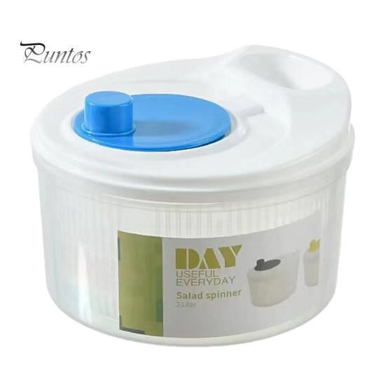 Food Grade Vegetable Strainer Salad Spinner, Manual Quick Drying Fruit Washer, Multi Functional with Large Capacity Spinner Slicing Blade Design,