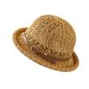Knit Bucket Hat Women Belt Design Spring Summer Windproof Sun Hat Casual New Ladies Headwear
