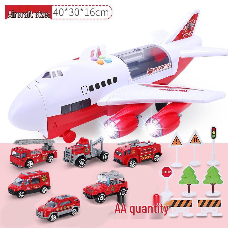 Educational Transforming Double-Decker Bus: Multi-Functional Inertial Sliding Toy with Lights for Children's Adventure Play