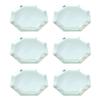 Four Cart Feng Shui Good Luck Octagonal 15cm X 6 Pieces Mirror,