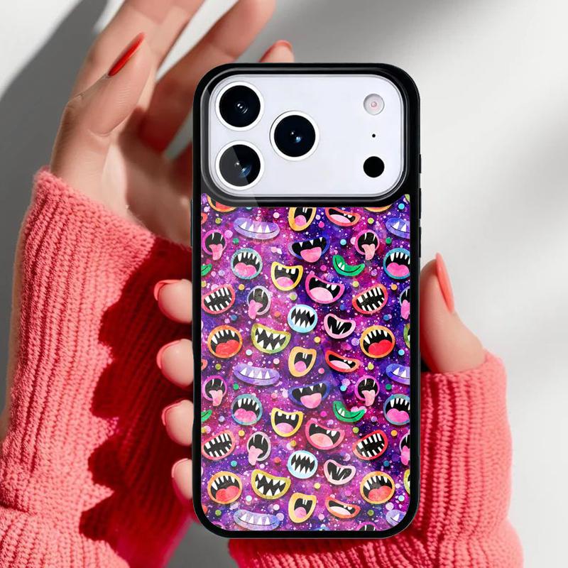 Halloween Scary Eyeball Phone Case for iPhone 17 16 15 14 13 Pro Max Back Cover for 12 11 Pro Coque