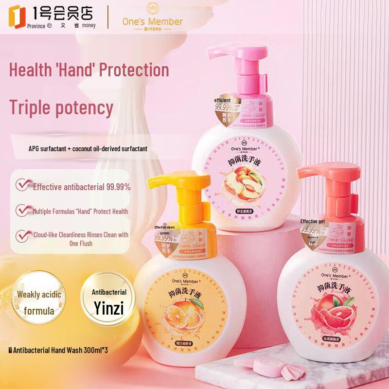 

Antibacterial Foaming Hand Soap (3-Pack)