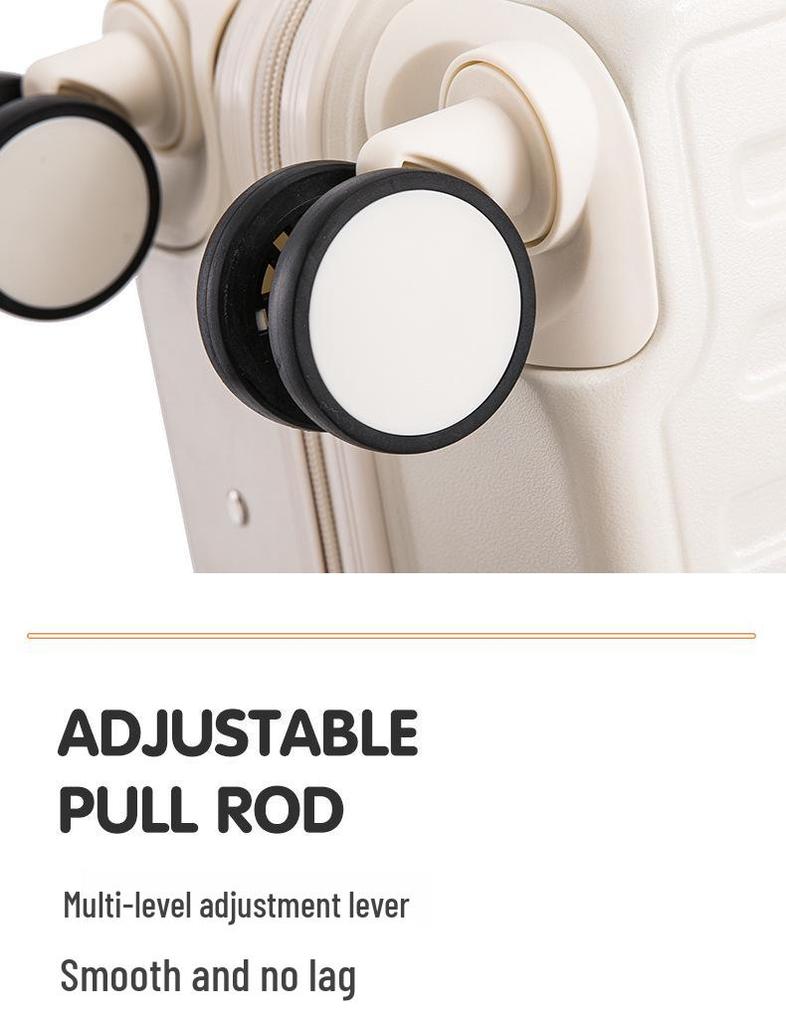 18-inch Lightweight Women's Carry-On Luggage with Combination Lock