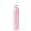 500ml 304 Stainless Steel Insulated Bottle, Double Wall Vacuum Thermos with Leather Handle for Commute Camping Hiking