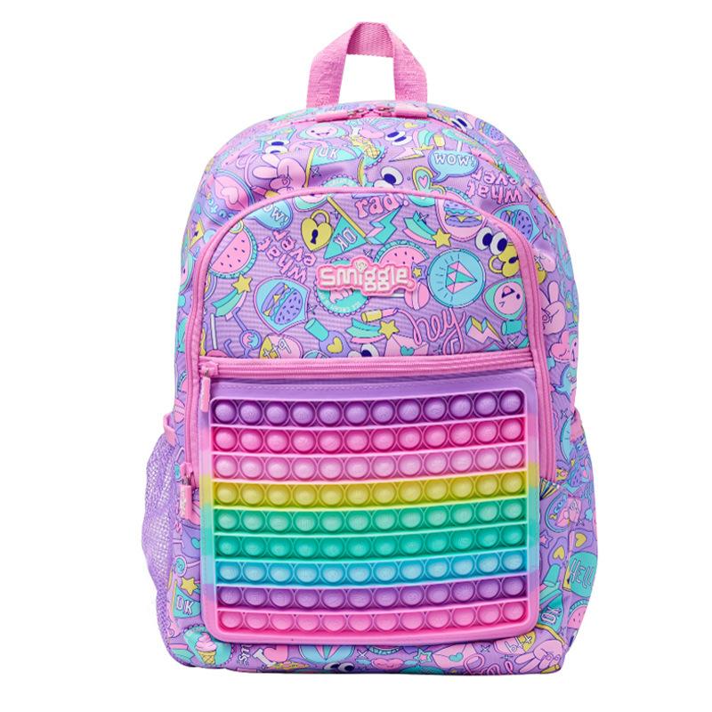School Bag, Primary And Secondary School Students, Children'S Backpack, Outdoor Leisure Bag, Large Capacity Cartoon Backpack.