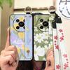 Lanyard Dirt-resistant Phone Case For ZTE Blade V70 Max/Nubia V70 Max Phone Holder Wrist Strap Fashion Design Wristband