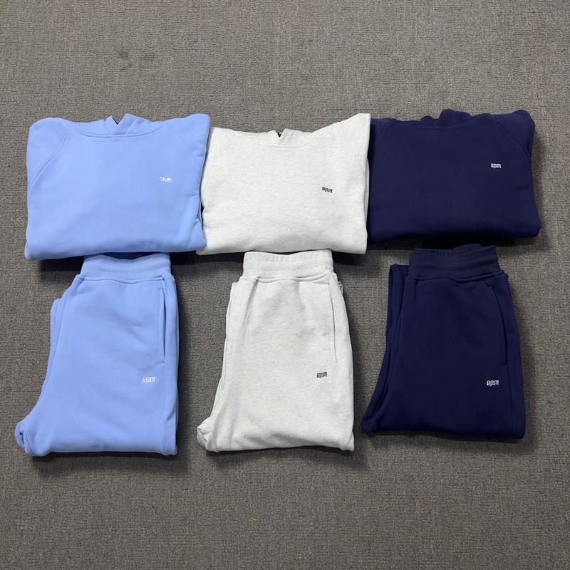 6PM Drill Herren Kapuzenpullover Jogginghosen Set Amerikanischer Street Hip Hop Lockere Passform Freizeit Sportbekleidung