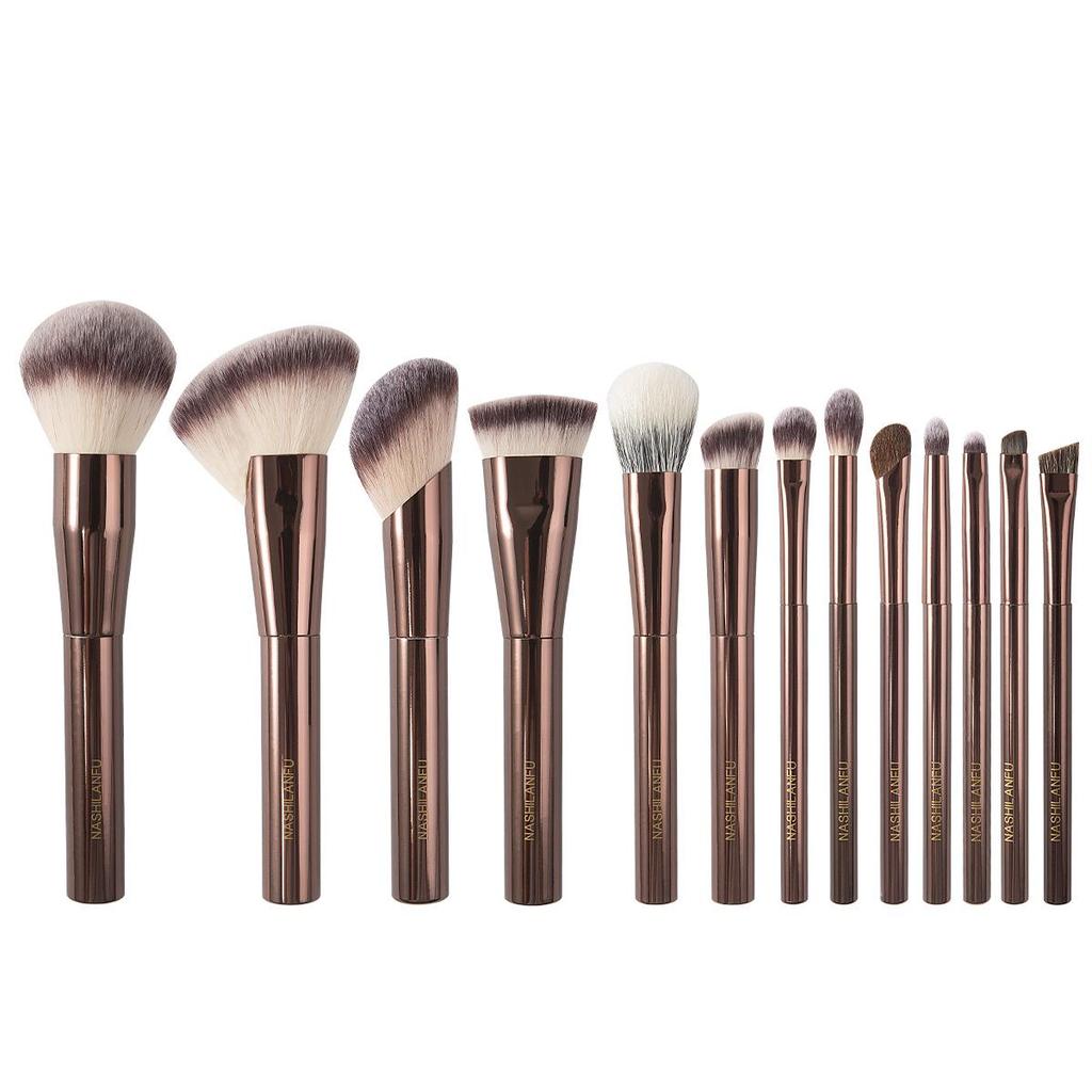 New Style Complete Makeup Brush Set: Blush, Powder, Foundation, and Eyeshadow Brushes