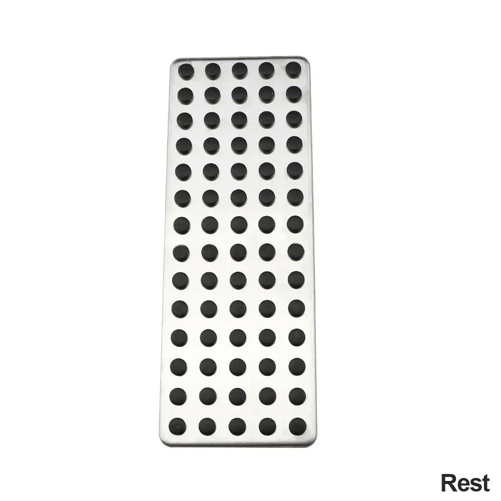 For Mercedes Benz A B Class GLB W177 W247 X247 2019-2026 Stainless Steel Silver Car Gas Fuel Brake Pedal Trim Car Accessories