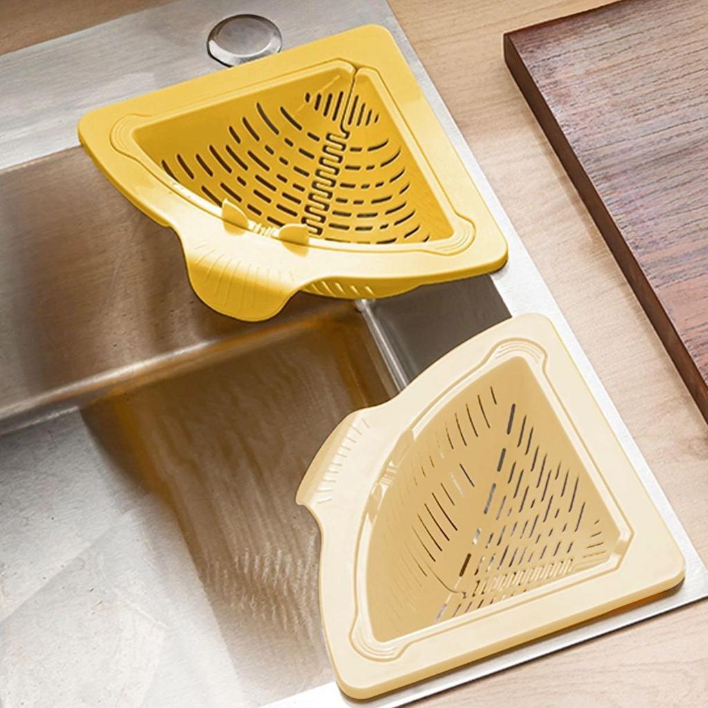 Multifunctional Kitchen & Bathroom Drain Basket: Filter Net, Vegetable & Fruit Washing, Rice Sieve, Water Leak Rack.