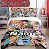 3pcs Duvet Cover Set (1*Duvet Cover + 2*Pillowcase, Without Core), Custom Name Anime Pattern Bedding Set, Home Bedroom Decor Gift