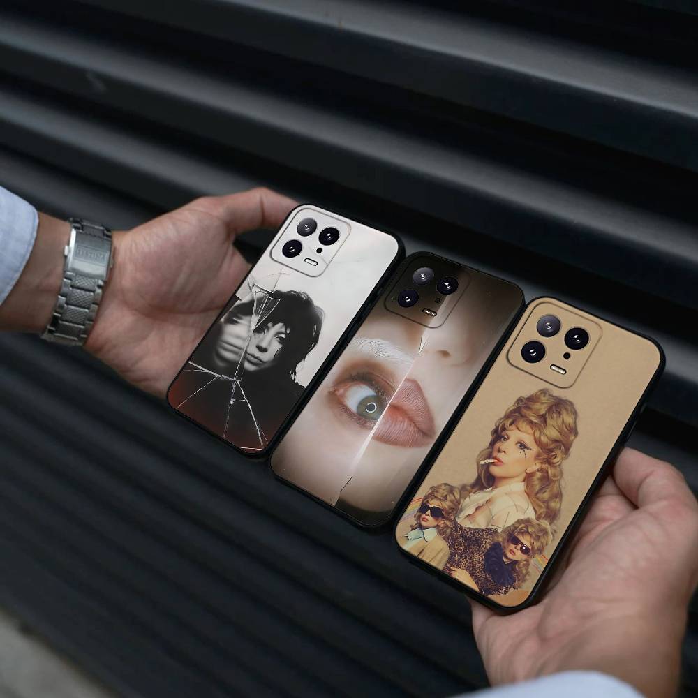 Singer A-Lady Gaga-S Phone Case For Xiaomi 11 12 Redmi Note 11 5G 8T 9A 9 10T Note8Pro Note9 12SUltra Black Case