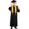 5 ks/sada Bakalársky uniformový oblek obsahuje klobúk, strapiec, šnúru cti, štólu, zapínanie na zips, promočný talár pre doktora, magistra, oblečenie na promočnú párty