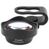 75mm Mobile Phone Camera Macro Lens External Aspherical Macro Lens for Phones IOS Pad