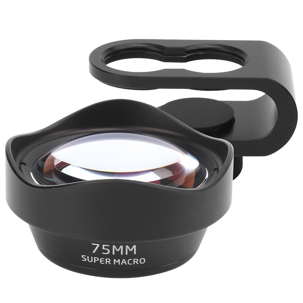 75mm Mobile Phone Camera Macro Lens External Aspherical Macro Lens for Phones IOS Pad