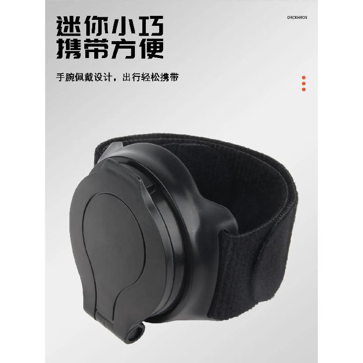 360° Rotating Bicycle Rearview Mirror with Wrist Strap & Adjustable Arm for Ultimate Safety