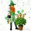 St. Patrick's Day Irish Cosplay Costumes For Children's Stage Performances