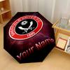 Sheffield United FC Automatic 3‑Fold Umbrella 8‑Rib Windproof Folding Umbrella Sun Rain Protection For Outdoor Travel Daily Use